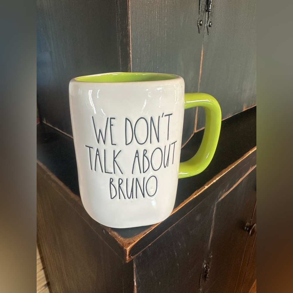 Rae Dunn Mug “We don’t talk about Bruno”